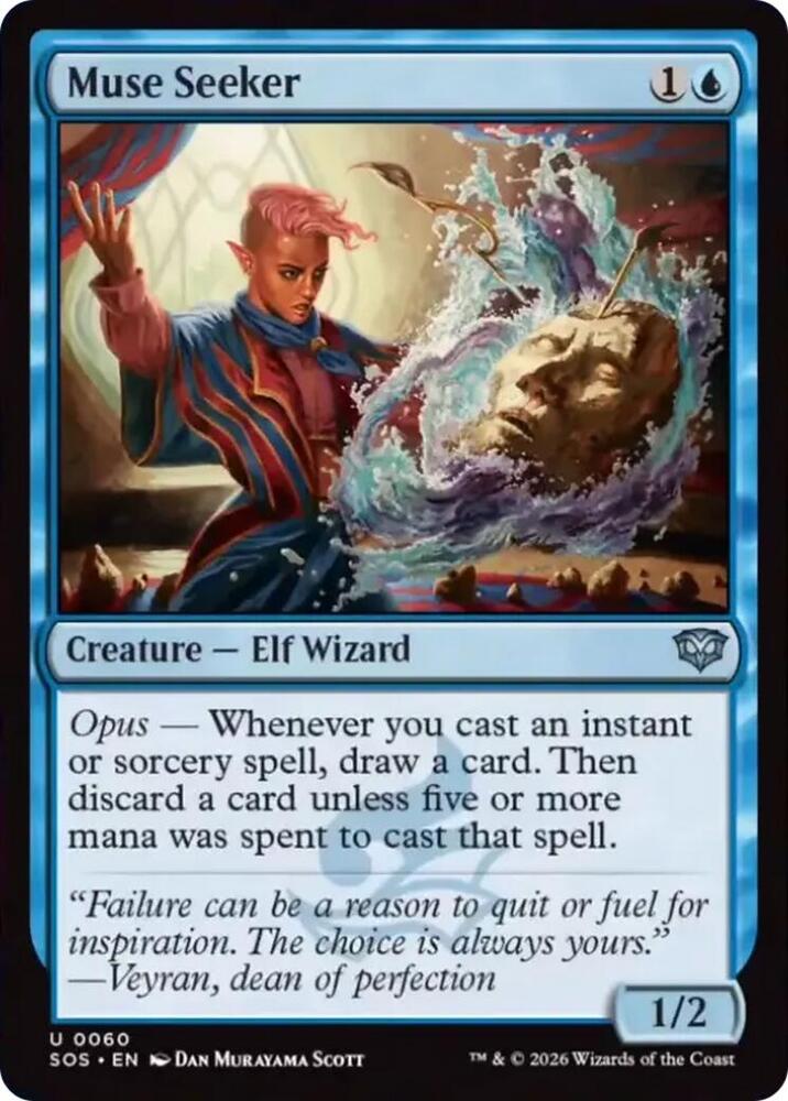 Muse Seeker 60 card from Secrets of Strixhaven