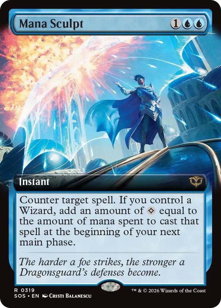 Mana Sculpt (Extended Art) 319 card from Secrets of Strixhaven