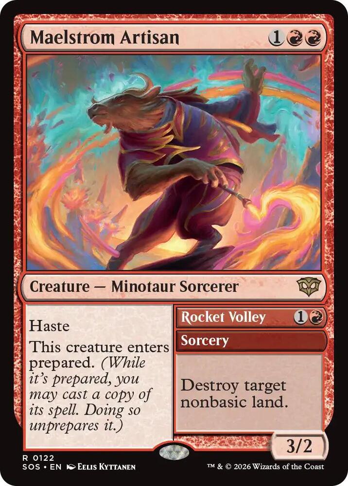 Maelstrom Artisan 122 card from Secrets of Strixhaven