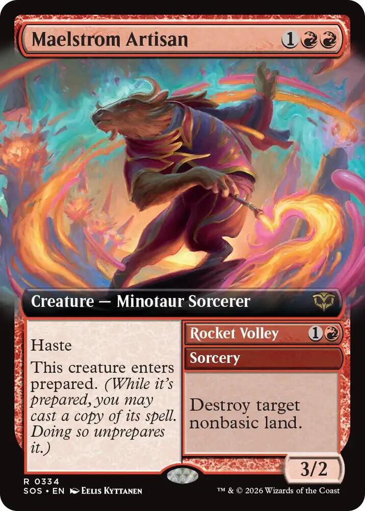 Maelstrom Artisan (Extended Art) 334 card from Secrets of Strixhaven