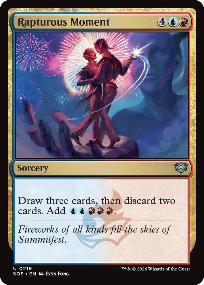 Rapturous Moment 219 card from Secrets of Strixhaven