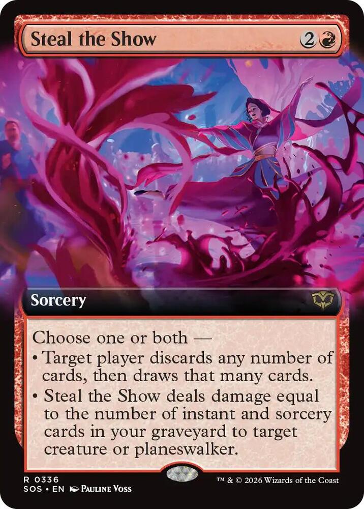 Steal the Show (Extended Art) 336 card from Secrets of Strixhaven