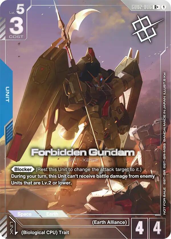 Forbidden Gundam (Store Tournament Winner Pack 04) GD02-006 card from Gundam Promotional Cards