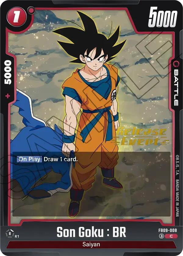 Son Goku : BR FB09-008 card from Dual Evolution Release Event Cards