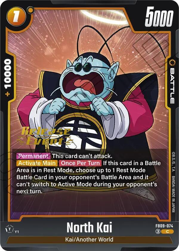 North Kai FB09-074 card from Dual Evolution Release Event Cards
