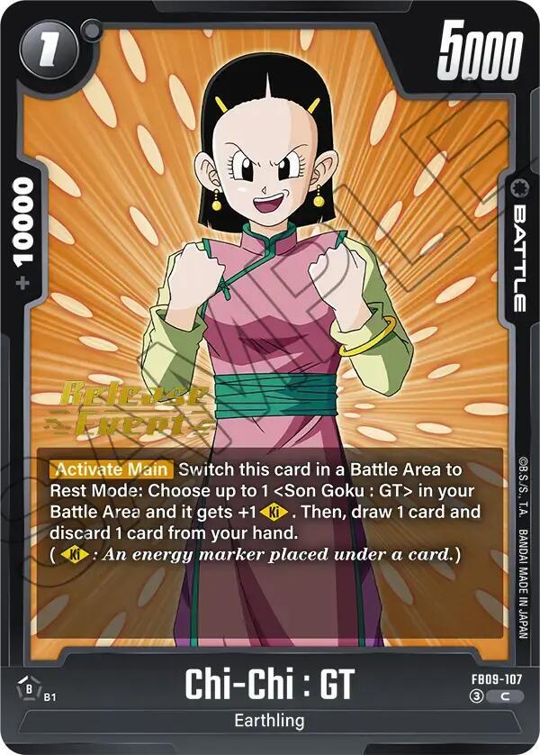Chi-Chi : GT FB09-107 card from Dual Evolution Release Event Cards