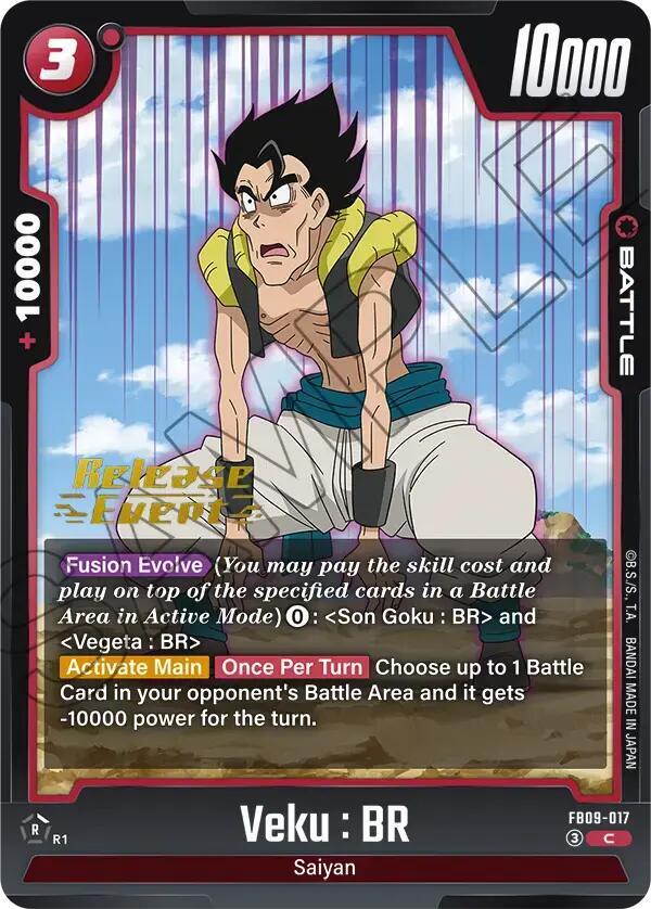 Veku : BR FB09-017 card from Dual Evolution Release Event Cards