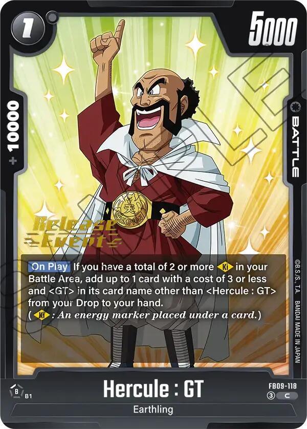 Hercule : GT FB09-118 card from Dual Evolution Release Event Cards