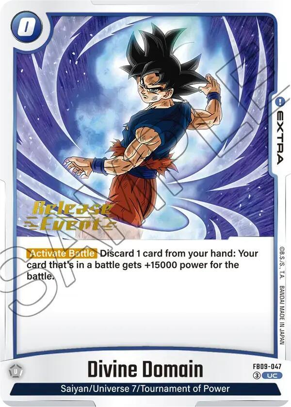 Divine Domain FB09-047 card from Dual Evolution Release Event Cards