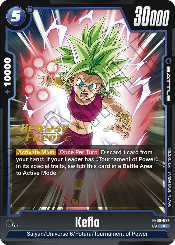 Kefla FB09-027 card from Dual Evolution Release Event Cards