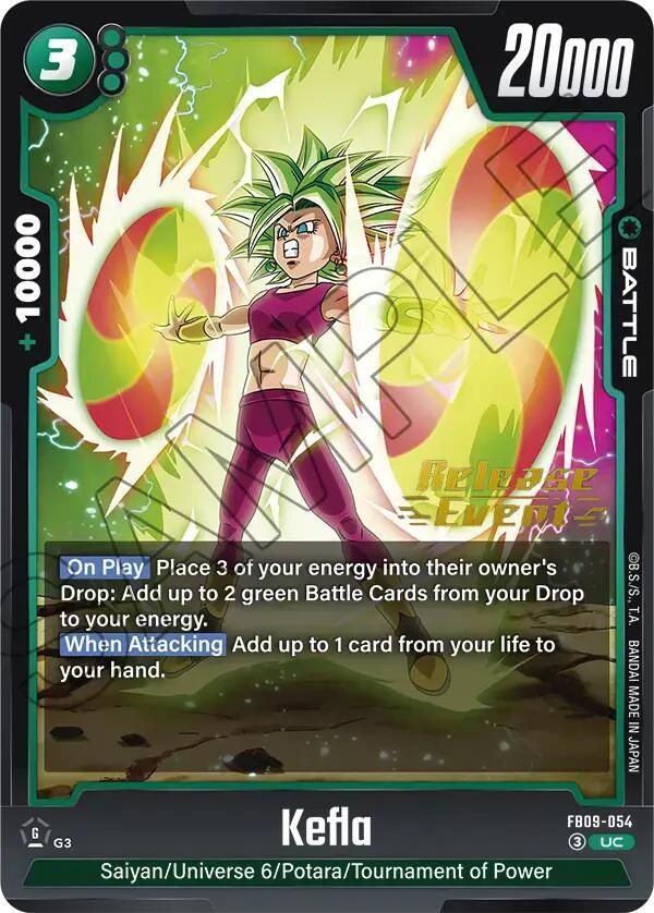 Kefla FB09-054 card from Dual Evolution Release Event Cards