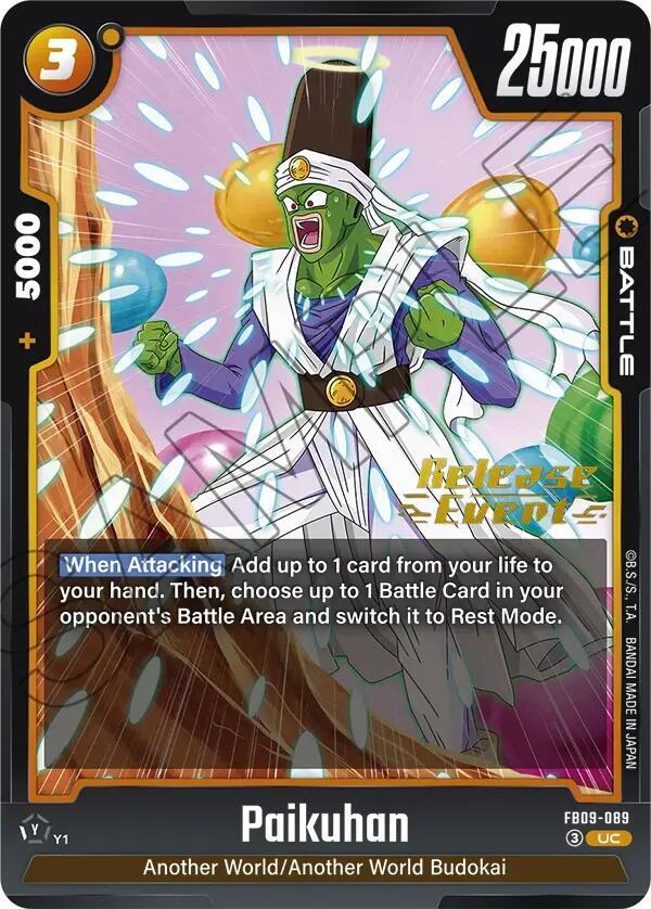 Paikuhan FB09-089 card from Dual Evolution Release Event Cards