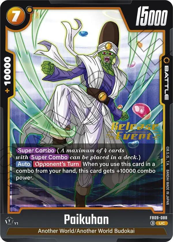 Paikuhan FB09-088 card from Dual Evolution Release Event Cards