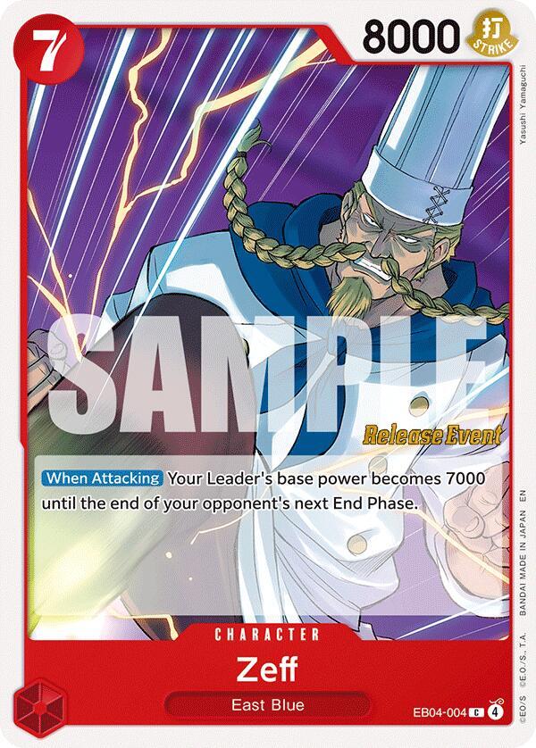 Zeff EB04-004 card from Adventure on Kami's Island Release Event Cards