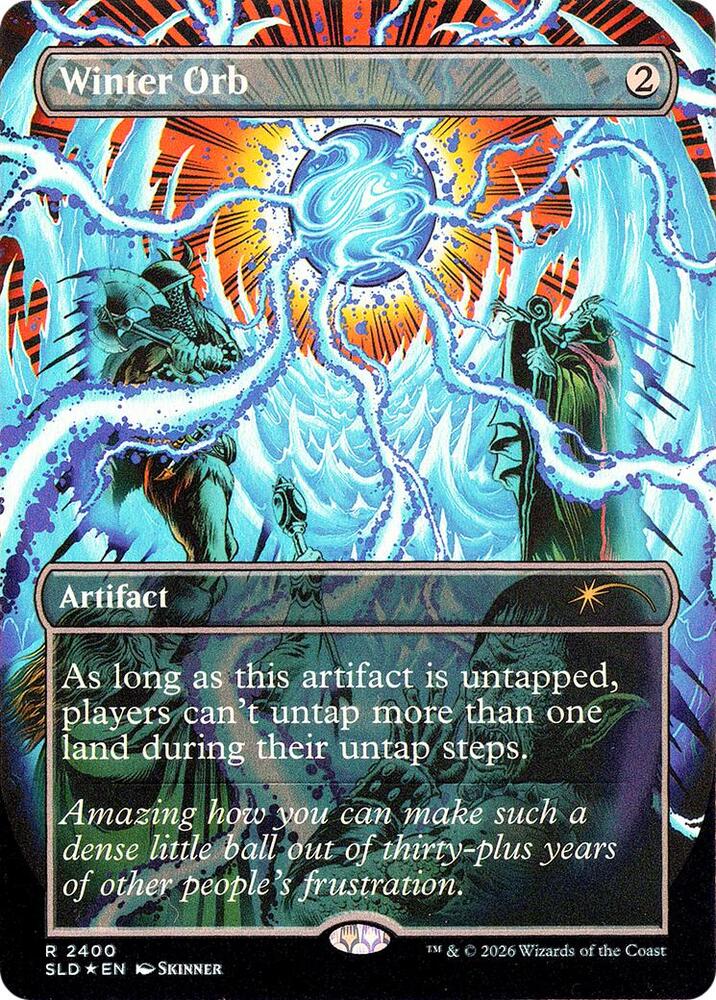 Winter Orb 2400 card from Secret Lair Drop Series