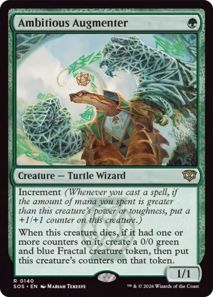 Ambitious Augmenter 140 card from Secrets of Strixhaven