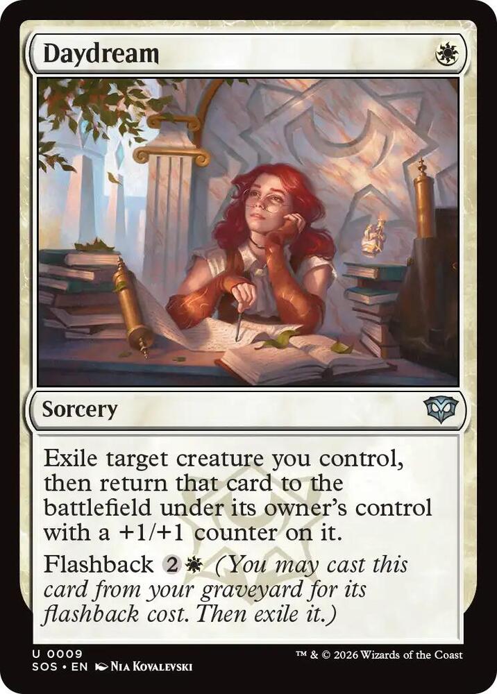 Daydream 9 card from Secrets of Strixhaven