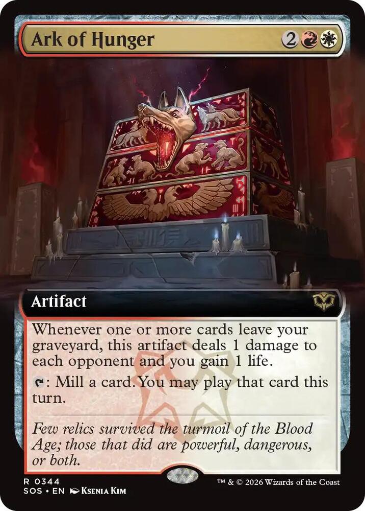 Ark of Hunger (Extended Art) 344 card from Secrets of Strixhaven