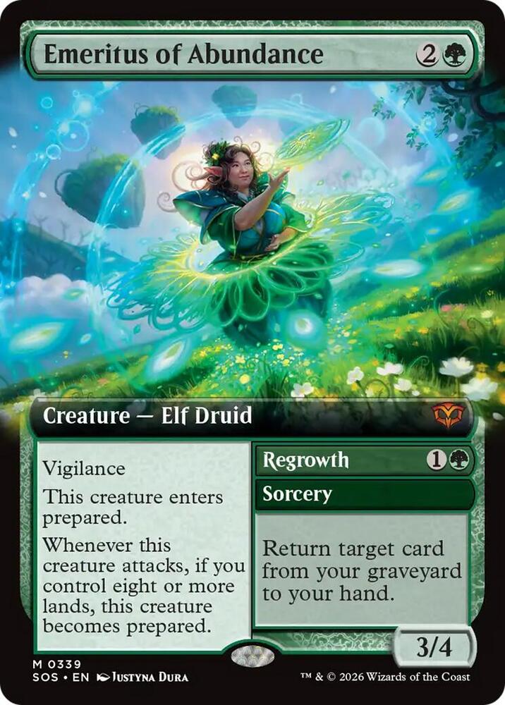 Emeritus of Abundance (Extended Art) 339 card from Secrets of Strixhaven