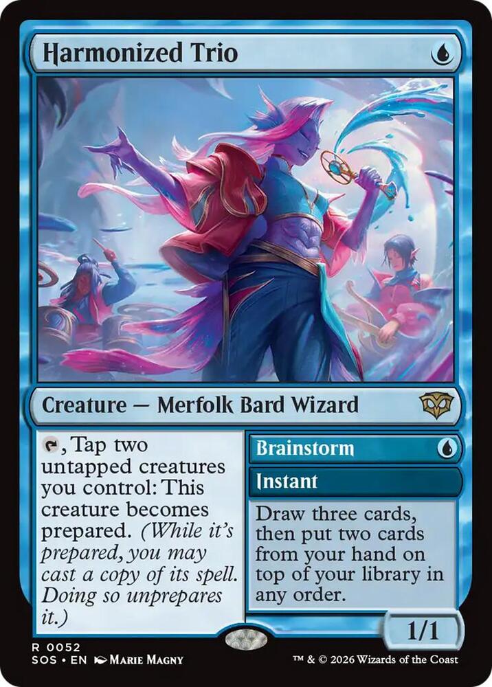 Harmonized Trio 52 card from Secrets of Strixhaven