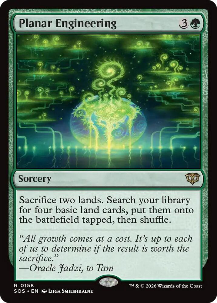 Planar Engineering 158 card from Secrets of Strixhaven