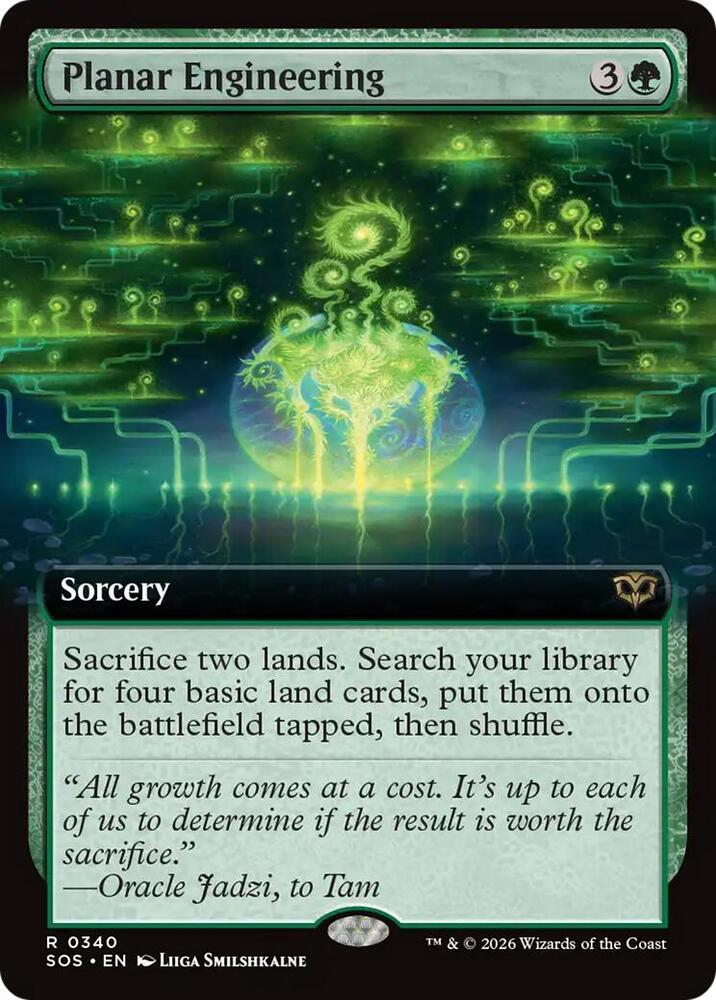 Planar Engineering (Extended Art) 340 card from Secrets of Strixhaven