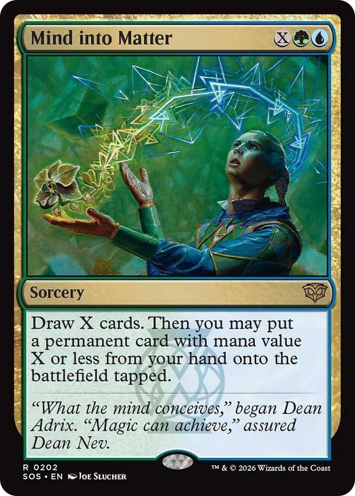 Mind into Matter 202 card from Secrets of Strixhaven