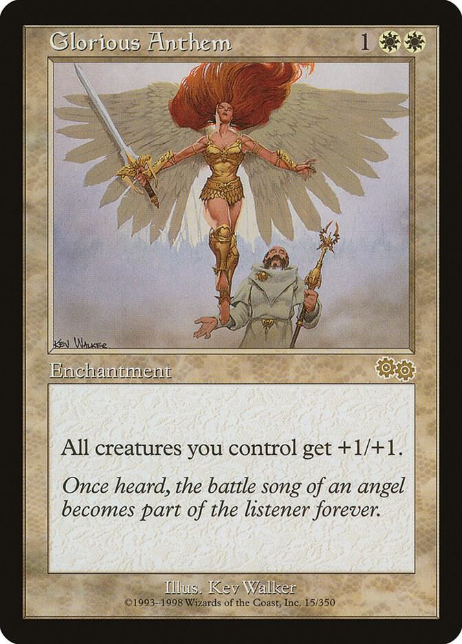 Glorious Anthem 15 card from Urza's Saga