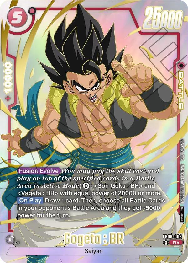 Gogeta : BR (Limited Pack 26-27 WAVE1) FB09-006 card from Tournament and Championship Promos