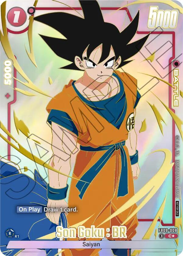 Son Goku : BR (Limited Pack 26-27 WAVE1) FB09-008 card from Tournament and Championship Promos
