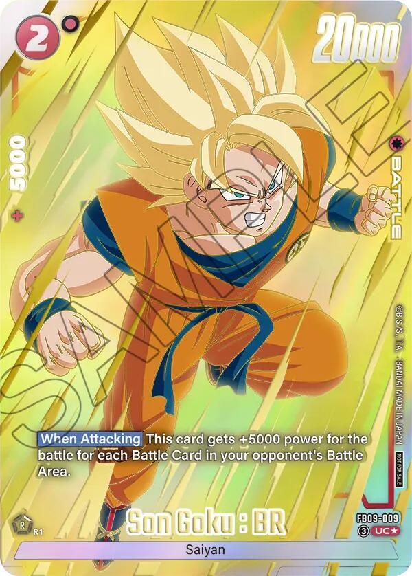 Son Goku : BR (Limited Pack 26-27 WAVE1) FB09-009 card from Tournament and Championship Promos