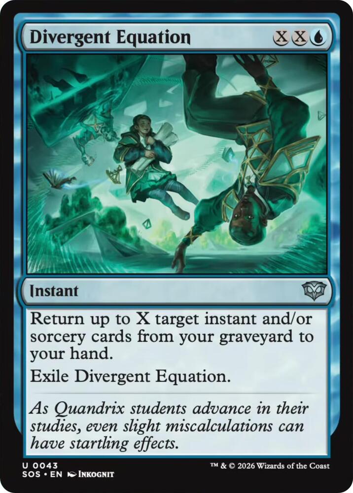 Divergent Equation 43 card from Secrets of Strixhaven