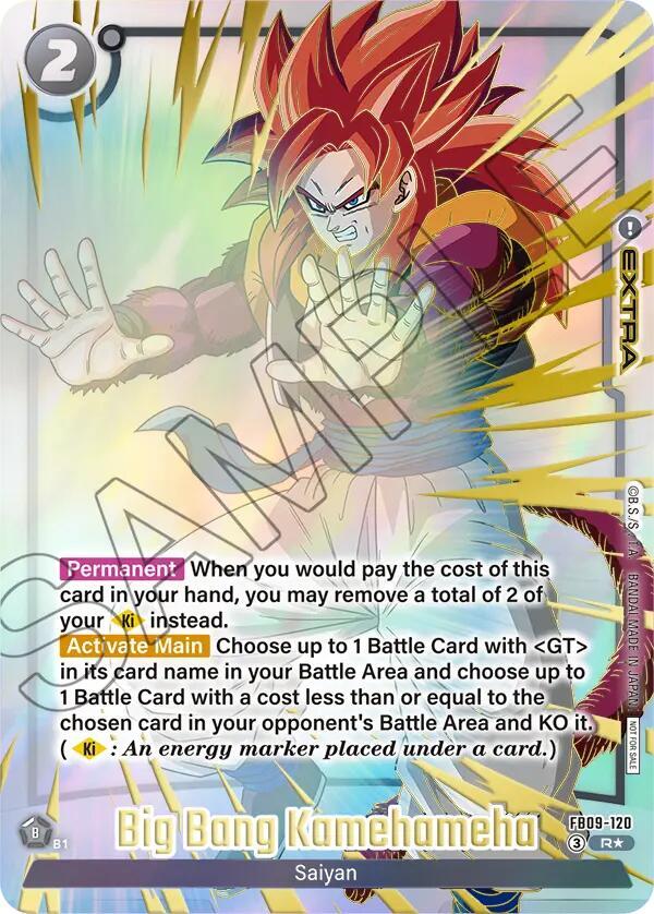 Big Bang Kamehameha (Limited Pack 26-27 WAVE1) FB09-120 card from Tournament and Championship Promos