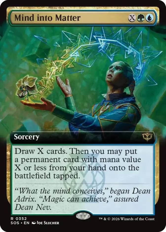 Mind into Matter (Extended Art) 352 card from Secrets of Strixhaven
