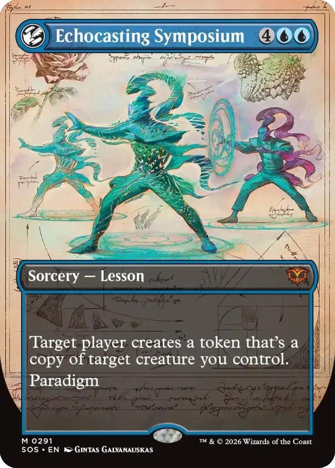 Echocasting Symposium (Borderless) 291 card from Secrets of Strixhaven