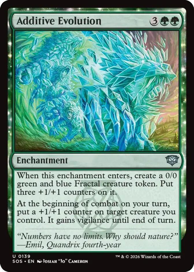 Additive Evolution 139 card from Secrets of Strixhaven