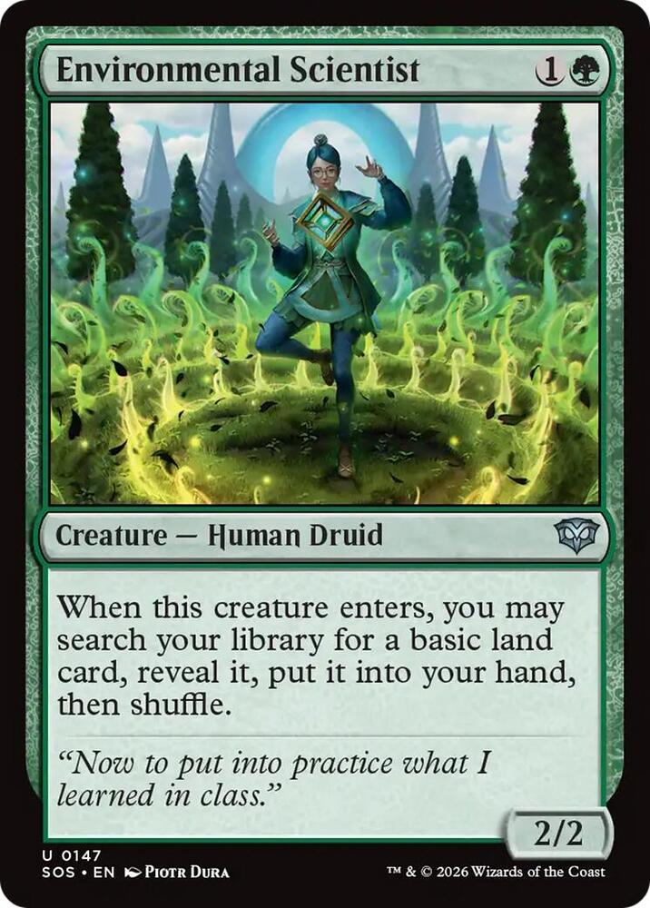 Environmental Scientist 147 card from Secrets of Strixhaven