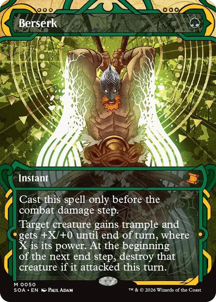 Berserk 50 card from Secrets of Strixhaven: Mystical Archive