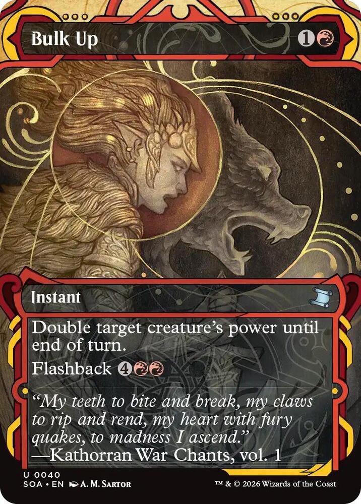 Bulk Up 40 card from Secrets of Strixhaven: Mystical Archive