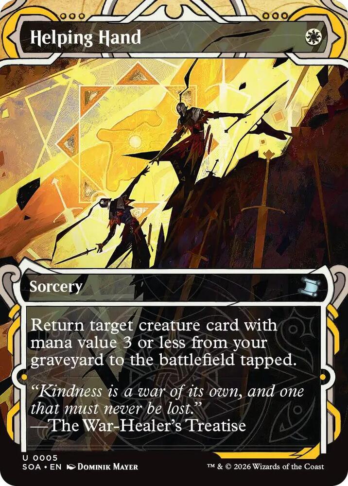 Helping Hand 5 card from Secrets of Strixhaven: Mystical Archive
