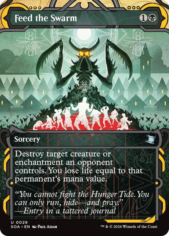 Feed the Swarm 29 card from Secrets of Strixhaven: Mystical Archive