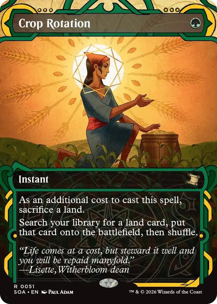 Crop Rotation 51 card from Secrets of Strixhaven: Mystical Archive