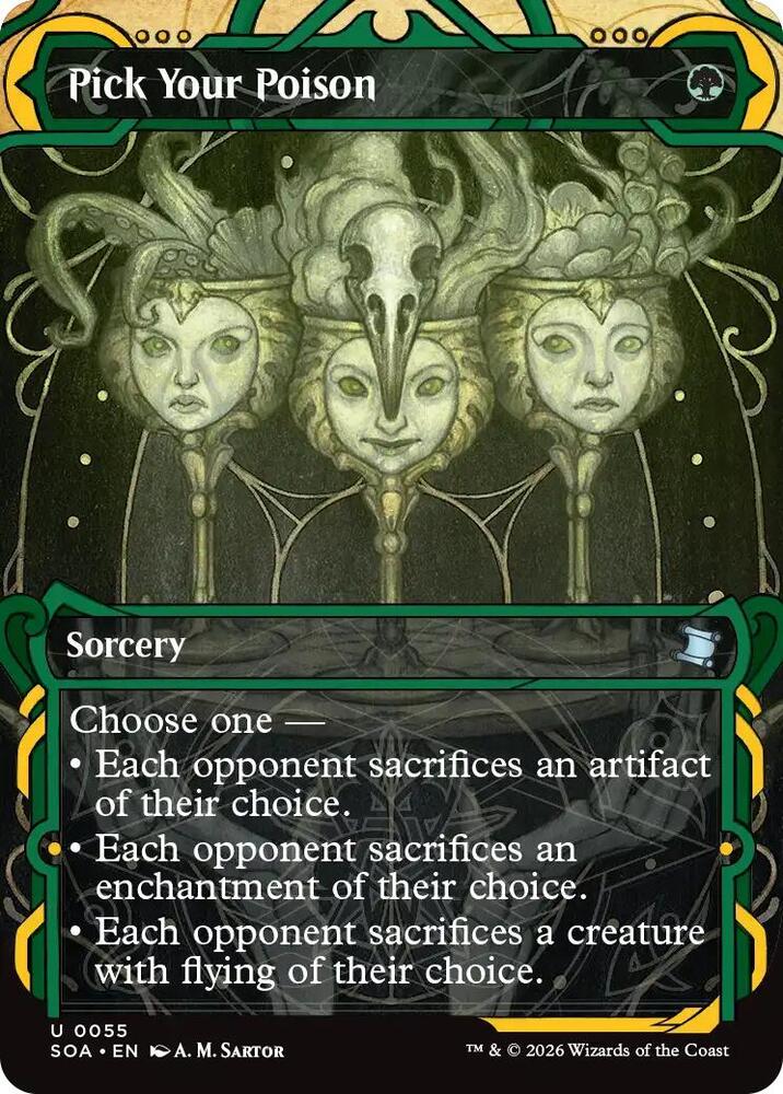 Pick Your Poison 55 card from Secrets of Strixhaven: Mystical Archive