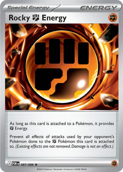 Rocky Fighting Energy 087/088 card from Deck Exclusives