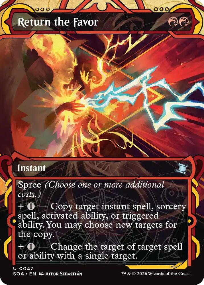 Return the Favor 47 card from Secrets of Strixhaven: Mystical Archive