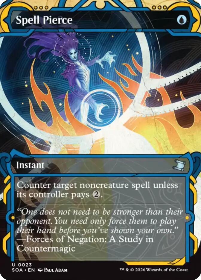Spell Pierce 23 card from Secrets of Strixhaven: Mystical Archive