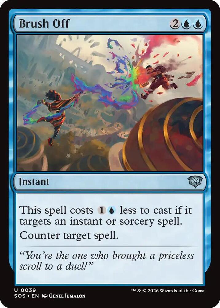 Brush Off 39 card from Secrets of Strixhaven