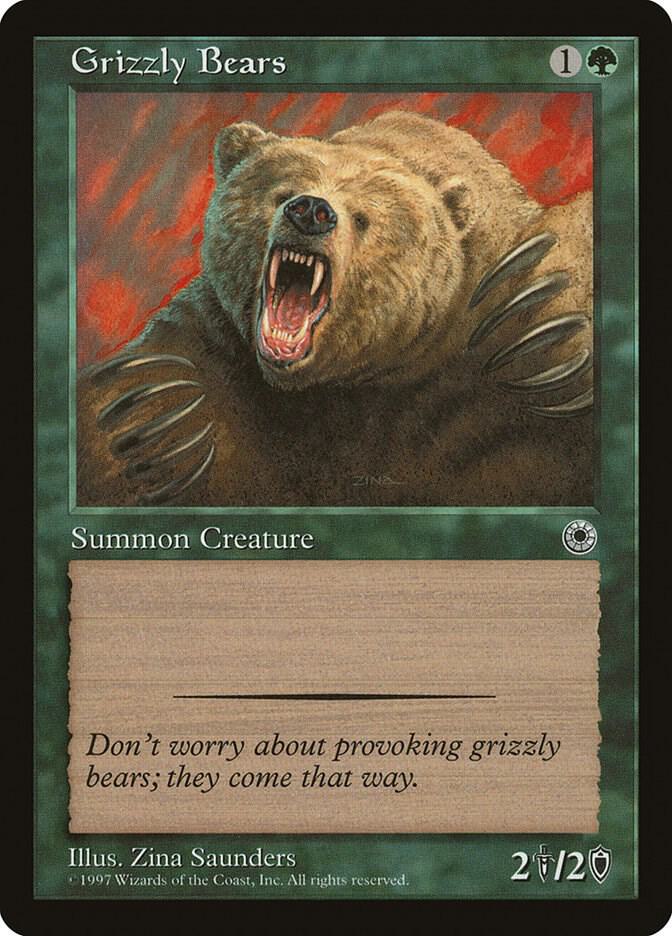 Grizzly Bears card from Portal