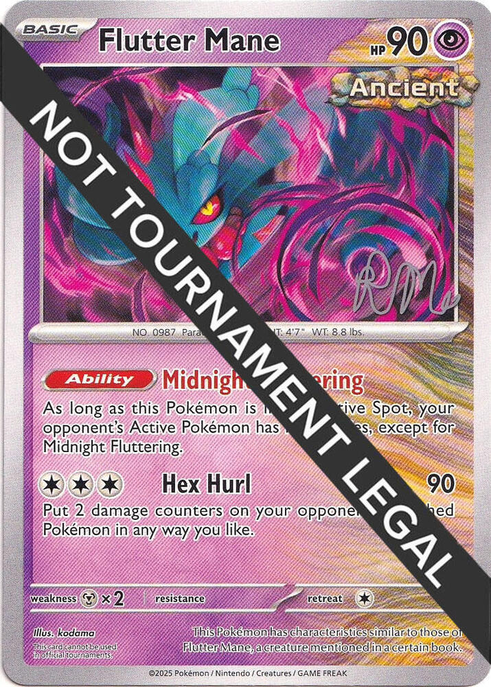 Flutter Mane - 2025 (Riley McKay) card from World Championship Decks