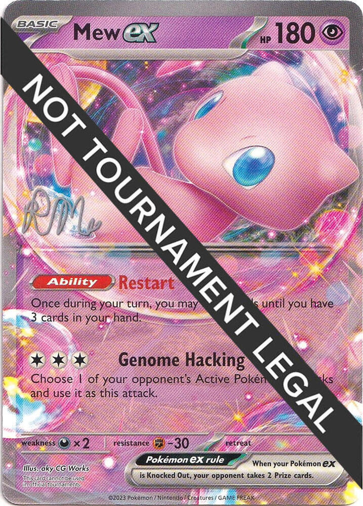 Mew ex - 2025 (Riley McKay) card from World Championship Decks
